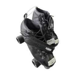 Used CRAZY ZOOM SKATES 12 Senior Roller Quad Skates Black Senior 12