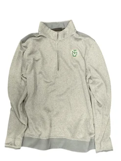 Used CSU Under Armour 1/4Zip Sweatshirt Grey 2X