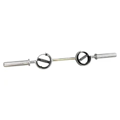 Used Curl Bar With Rotating Handles 46"