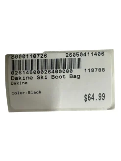 Used Dakine Ski Boot Bag Black