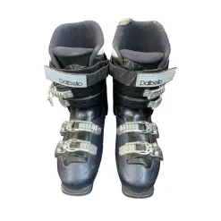 Used Dalbello ASPIRE Girls DH Ski Boot Black 245 MP - M06.5 - W07.5