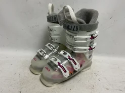 Used Dalbello GAIA 4 Girls DH Ski Boot White 225 MP - J04.5 - W5.5