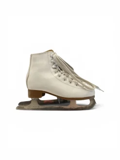Used DBX CLASSIC SZ 1 Girls Figure Skate White Junior 01