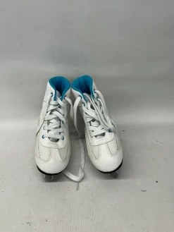 Used DBX DOUBLE RUNNER Double Runner Skate White And Carolina Blue Youth 11.0