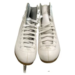 Used DBX FIGURE SKATES Girls Figure Skate White Junior 03