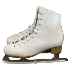 Used DBX FIGURE SKATES WomensFigure Skate White Senior 5