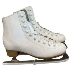 Used DBX FIGURE SKATES WomensFigure Skate White Senior 5