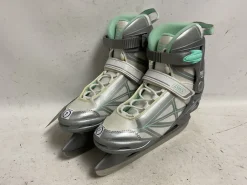 Used DBX NBS Womens Softboot Skate Grey And White Senior 7