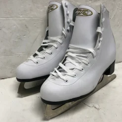Used DBX Women's Figure Skates White Senior 6