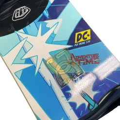 Used DC PLY MINI 135 ADVENTURE TIME w/BURTON SCRIBE BINDINGS Boys Board/Binding Royal Blue 135 cm