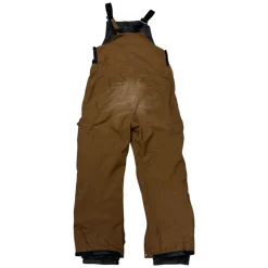 Used DC Shoes Snow Bibs Mens Brown Large