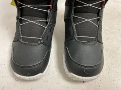 Used DC Shoes YOUTH SCOUT Boys Snowboard Boots Black And Red Junior 03