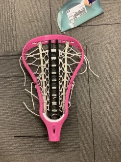 Used DeBeer APEX TOS Womens Lacrosse Head Pink