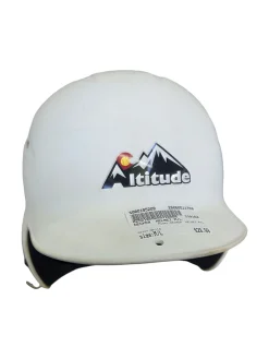 Used DECKER HELMET M/L Batting Helmet No Mask White M/L