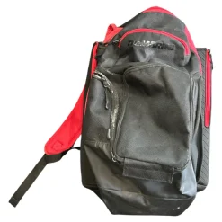 Used Demarini BACK PACK BLACK/RED BB/SB Player Backpack Black And Red