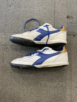 Used Diadora Soccer Turf Shoes Royal Blue Senior 7.5