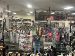 Used Disc Golf Goal Black