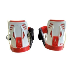 Used DRAKE U LADY BINDINGS Womens Binding Only White And Red MD