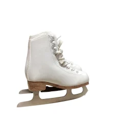 Used DSG FIGURE Girls Figure Skate White Youth 10.0