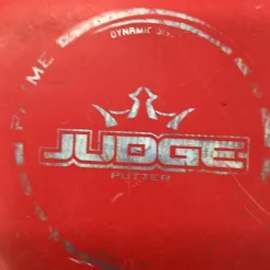 Used Dynamic Discs JUDGE Disc Golf Putter Red