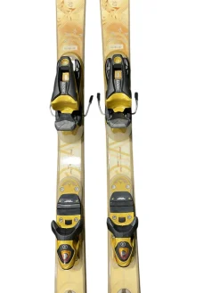 Used Dynastar EXCLUSIVE 10 Womens DH Ski/Binding Yellow 142 cm