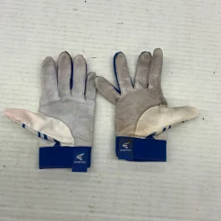 Used Easton BB/SB Batting Gloves Royal Blue SM