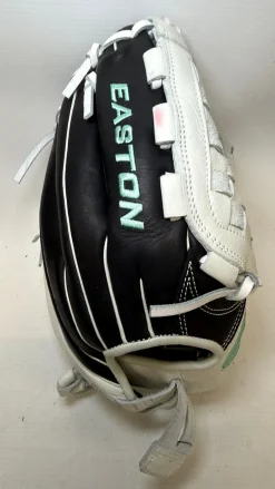 Used Easton FUNDAMENTAL RH Throw Fastpitch Glove Black 12 1/2"
