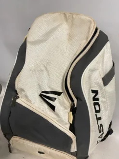 Used Easton GAME READY BB/SB Player Backpack White