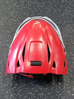Used Easton GAMETIME Catchers Helmet w/Mask Red LG