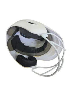 Used Easton GHOST HELMET M/L Batting Helmet w/Mask White M/L