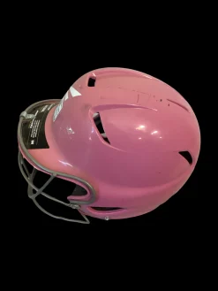 Used Easton HELMET Batting Helmet w/Mask Pink LG