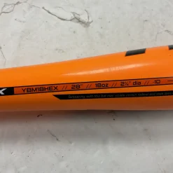 Used Easton Hex YBM18HEX USA 2 1/4 Baseball Bat Orange 28