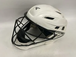 Used Easton JEN SCHRO Catchers Helmet w/Mask White LG