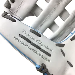 Used Easton PRO COLLECTION PCFP130-6WG RH Throw Fastpitch Gloves White 13