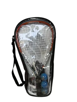 Used Ektelon ENERGY Racquetball Racquet w/ 3 Balls, Glasses, & Glove