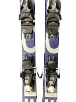 Used Elan LEELOO Womens Downhill Ski/Binding Navy Blue 135 cm
