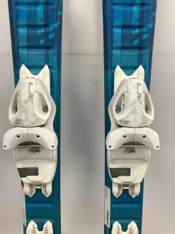 Used Elan STARR Girls DH Ski/Binding Cobalt 110 cm