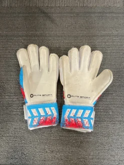 Used Elite ELITE SPORTS GOALIE GLOVES Soccer Goalie Gloves Royal Blue 6