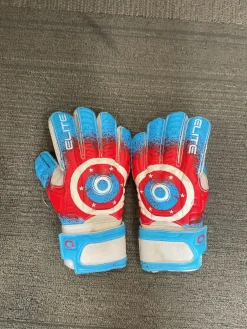 Used Elite ELITE SPORTS GOALIE GLOVES Soccer Goalie Gloves Royal Blue 6
