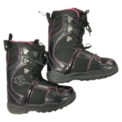 Used EMPIRE Girls Snowboard Boots Black Junior 06