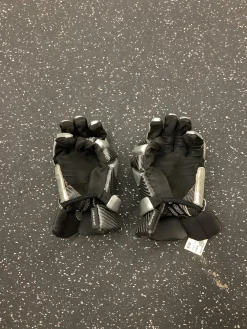 Used Epoch INTEGRA LAX Goalie Gloves M Black And Silver LG