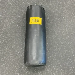 Used Everlast 60 LB BAG Boxing Heavy Bag Black 60 lb