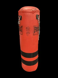 Used Everlast 60 LB BAG Boxing Heavy Bag Red 60 lb