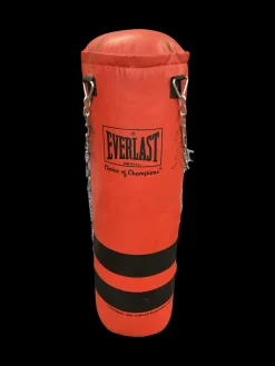 Used Everlast 60 LB BAG Boxing Heavy Bag Red 60 lb