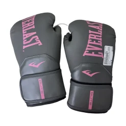 Used Everlast ELITE 12OZ BOXING GLOVES Boxing Gloves Grey Senior