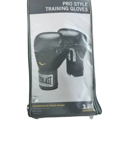 Used Everlast PRO STYLE Boxing Gloves Black L/XL