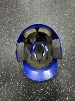 Used Evoshield BASEBALL HELMET Batting Helmet No Mask Royal Blue S/M