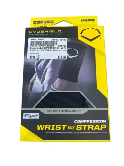 Used Evoshield COMPRESSION WRIST W STRAP FB Gloves Red LG