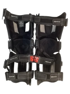 Used EVS RS9 KNEE GUARDS Adult Knee Guard Black LG