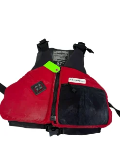 Used Extrasport Vapor Adult PFD Red S/M Life Vest 37-42"